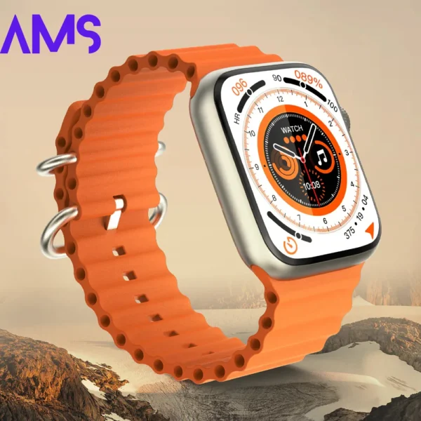 T24 Champion Edition Smart Watch - 45mm HD Stainless Steel Magnetic Strap, 7-in-1